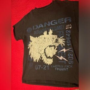 Travis Scott Cactus Jack For Fragment Danger Tee